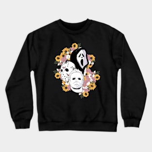 Floral Horror Love Crewneck Sweatshirt